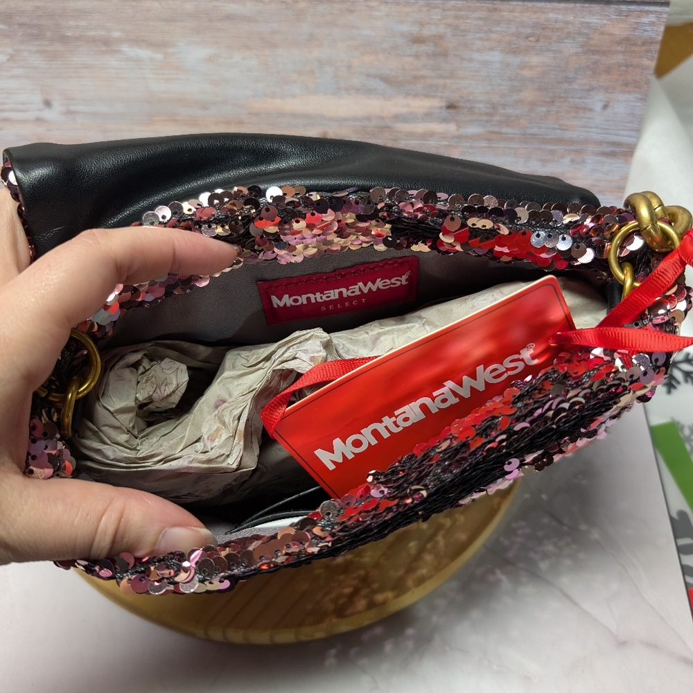 Sequin Montana West handbag nwt - Picture 4 of 6